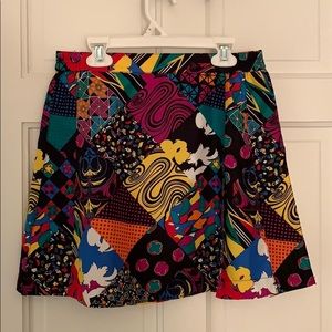 GORGEOUS vintage head mini skirt w/ pleats